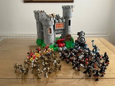 Rare - Vintage 1994 Fisher Price Castle With 45 Knights, Cannon & Boulders VGC