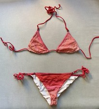 Missoni Mare Metallic Ombre Crochet Bikini Set IT40 UK8