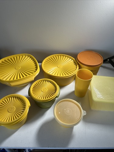 Vintage tupperware containers - tupperware,