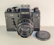 Soviet Zenit 19 Semi-Automatic SLR  Film Camera & Helios-44M-4 58mm f/2 Lens