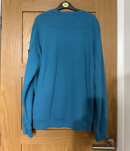 Stone island blue crew - stone, neck