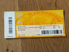 TICKET 2016/17 Man City v