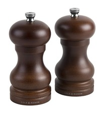 Cole & Mason 120mm Dark Wood Salt Mill 12cm Capstan