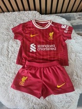 Preowened Liverpool FC Kit  Size 6/9months  Great Condition