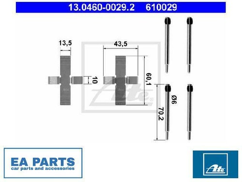 Accessory kit disc brake pads - brake,
