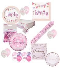 Girls Pink Christening Party