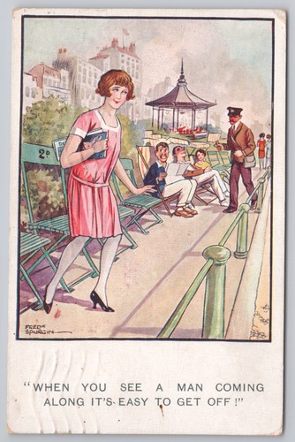 Postcard antique london comic - antique,