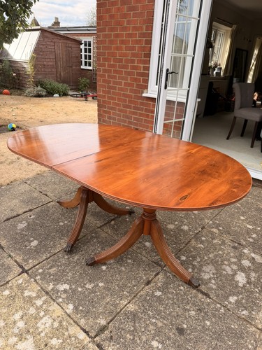 Antique repro mahogany - , twin