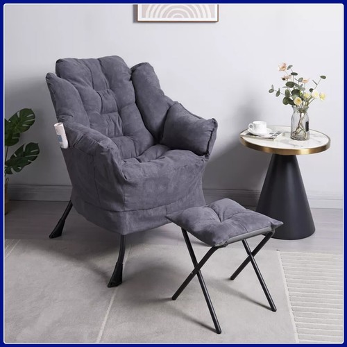 Fabric lazy chair with - fabric,
