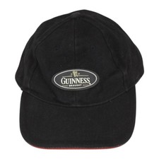Vintage Guinness Cap Mens Size O/S Black Spell Out 90s Adjustable