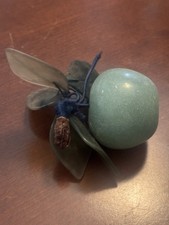 Vintage MCM Green Stone Apple