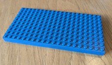 Vintage Lego Thick Base Plate - 10 x 20 - Blue - No reserve