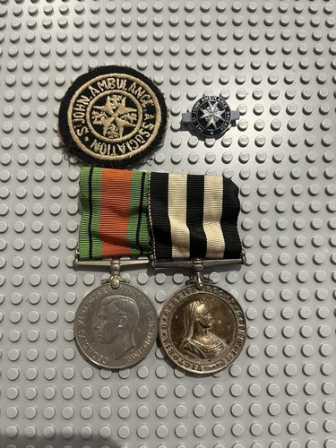 John ambulance ww2 - ambulance, medal