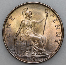 1897 VICTORIA OLD HEAD PENNY