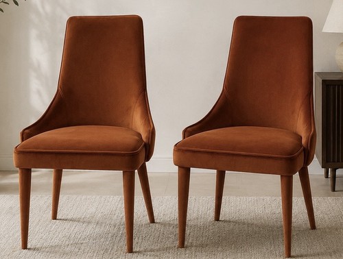 Dfs dining chairs rust - chairs,