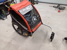 burley bike double trailer cub x