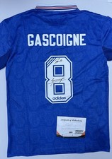 Paul Gascoigne SIGNED Glasgow