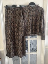 ZARA # CO ORD # SNAKE PRINT