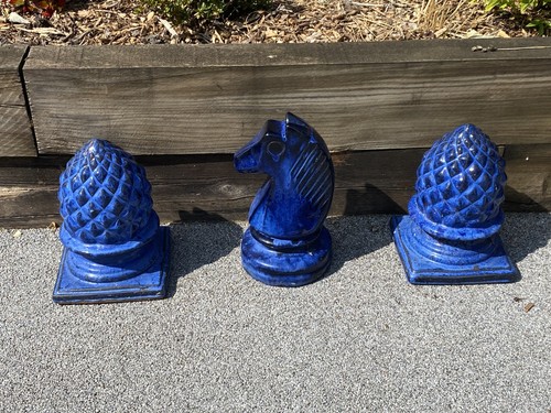 Garden glazed blue - 3, x