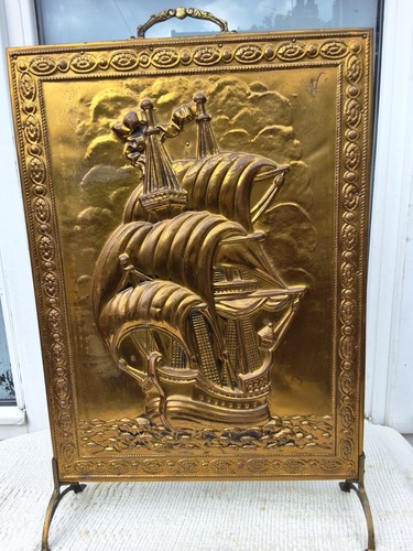 Vintage embossed brass - vintage,