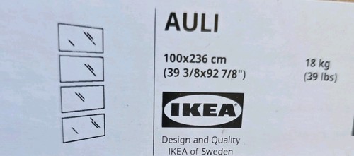 Ikea auli siding door frosted - siding,