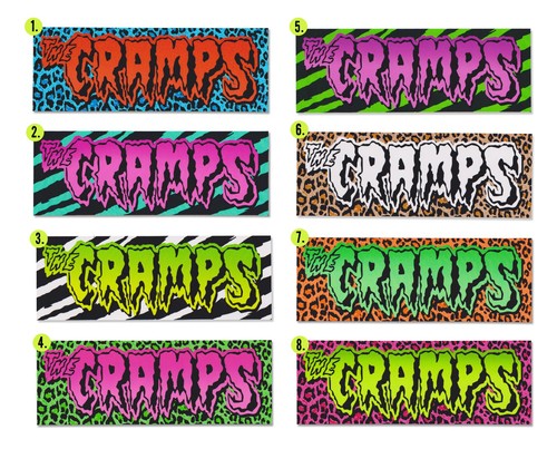 The cramps punk stickers - the,