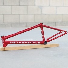 WE THE PEOPLE BMX NETWORK BICYCLE FRAME METALLIC RED