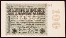 Germany 100 Million Mark