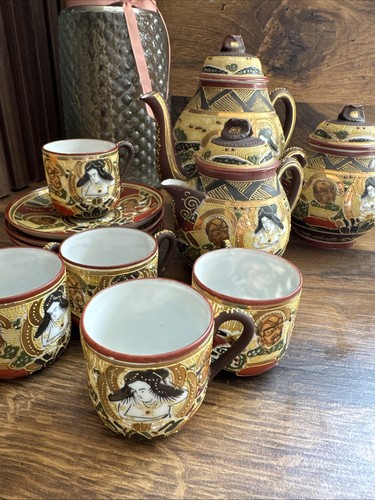 Vintage japanese gilt moriage - japanese,