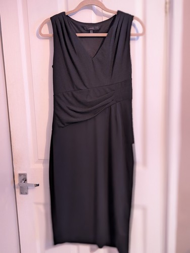 Coast black dress wiggle - black, 12