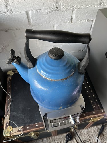 Creuset blue enamel - creuset,