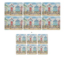 Pimpernel Beach Huts Placemats
