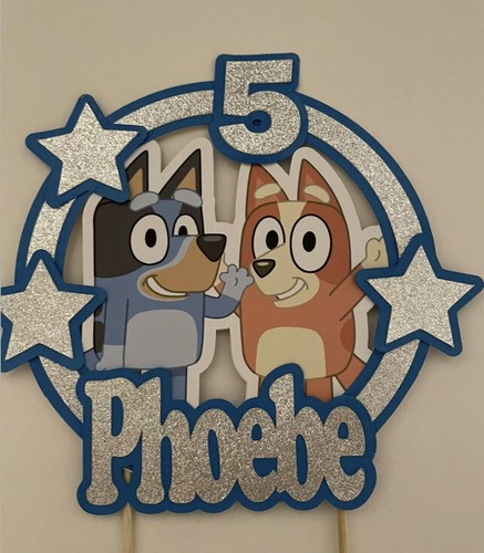 Bluey and bingo personalised - bluey,