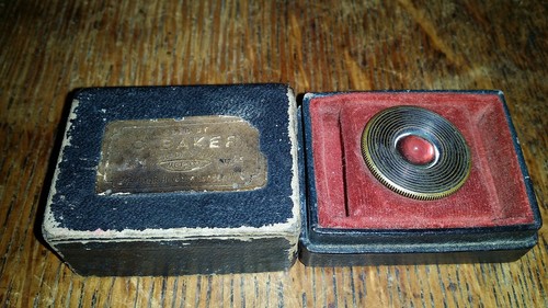 1910 antique brass - 1910, microscope