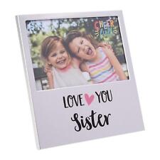 Aluminium 6' x 4' Photo Frame with Wording - Love You Sister