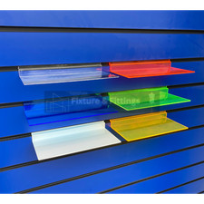 ACRYLIC SLATWALL SHELF SLAT