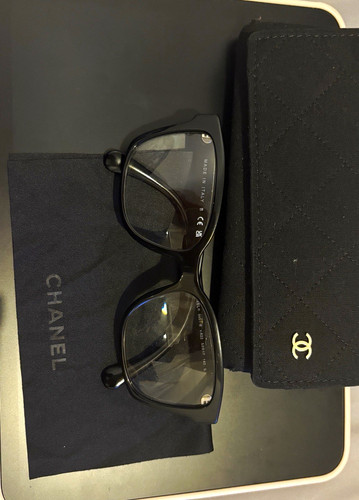 Chanel black plastic glasses - plastic,