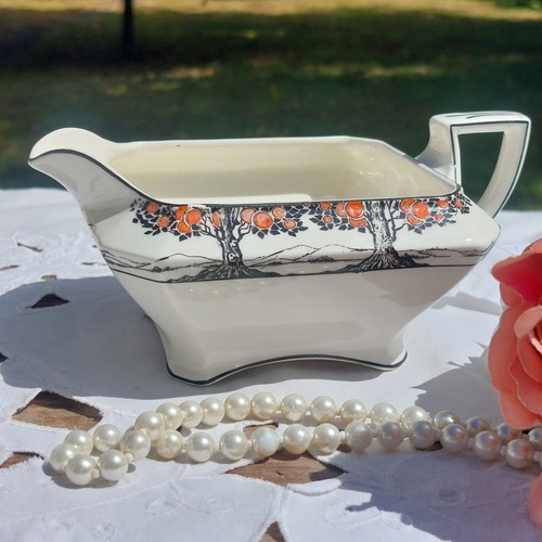 Art deco crown ducal orange - crown,