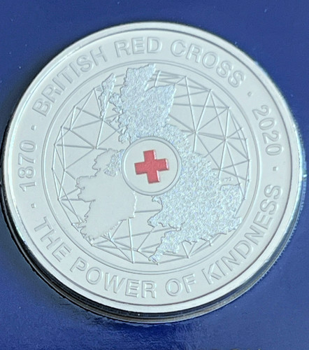 British red cross coin - british,