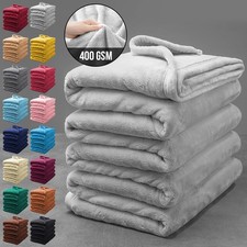 Thick Fleece Blanket Bed Sofa