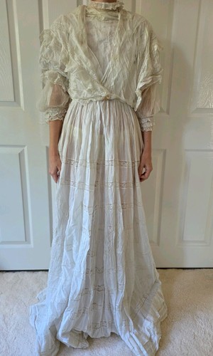 Rare antique day tea - antique, dress