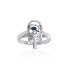 Eye of Horus Ankh 925 Sterling