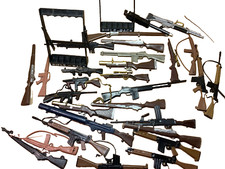 acton man rifle rack+22 weapons hasbro hong kong tommygun LSR 50cal bundle toys