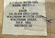Waltham WW2 issue second hand