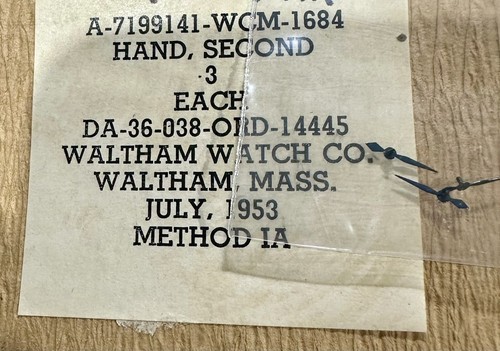 Waltham ww2 issue - waltham,