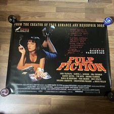 Pulp Fiction Rolled Original UK Quad Movie Film Cinema Poster 1994 VGC RARE