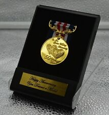 Your 50th Golden Wedding Anniversary Long/Distinguished SERVICE MEDAL. Gift