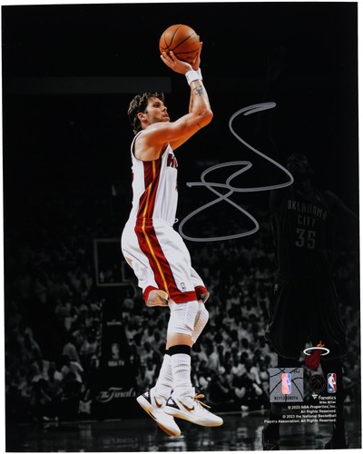 Mike miller heat - signed, 8x10