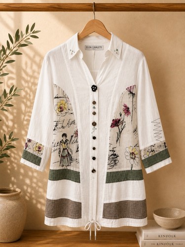 Elisa cavaletti white - elisa, linen