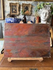 Vintage Oil Painting NORFOLK SEASCAPE Morston Quay Sunrise URSULA SPOTTISWOODE